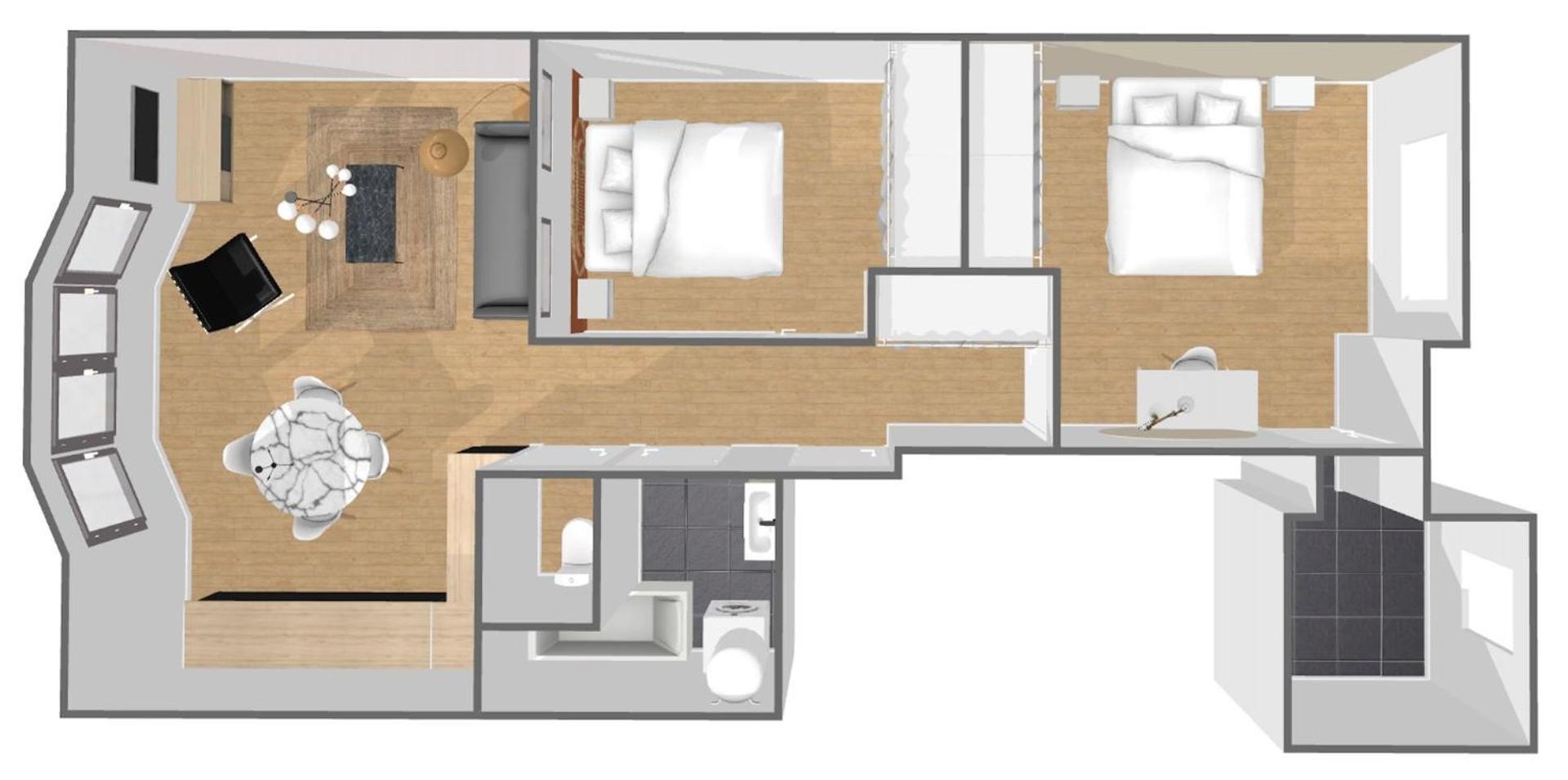 Superbe Appart. 2 Chambres En Plein Centre ! ลีลล์ ภายนอก รูปภาพ